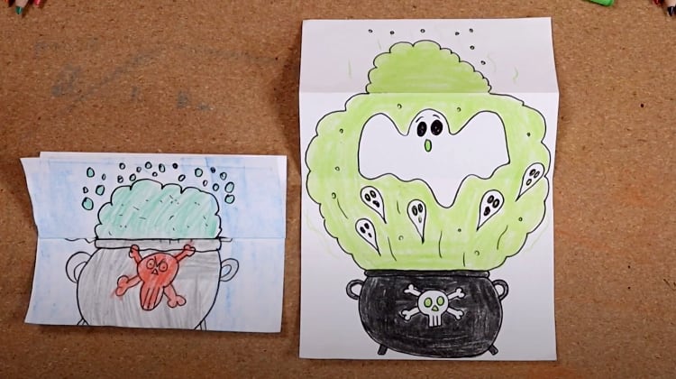 Abóbora de Halloween - Desenha com os miúdos - Portal dos Miúdos